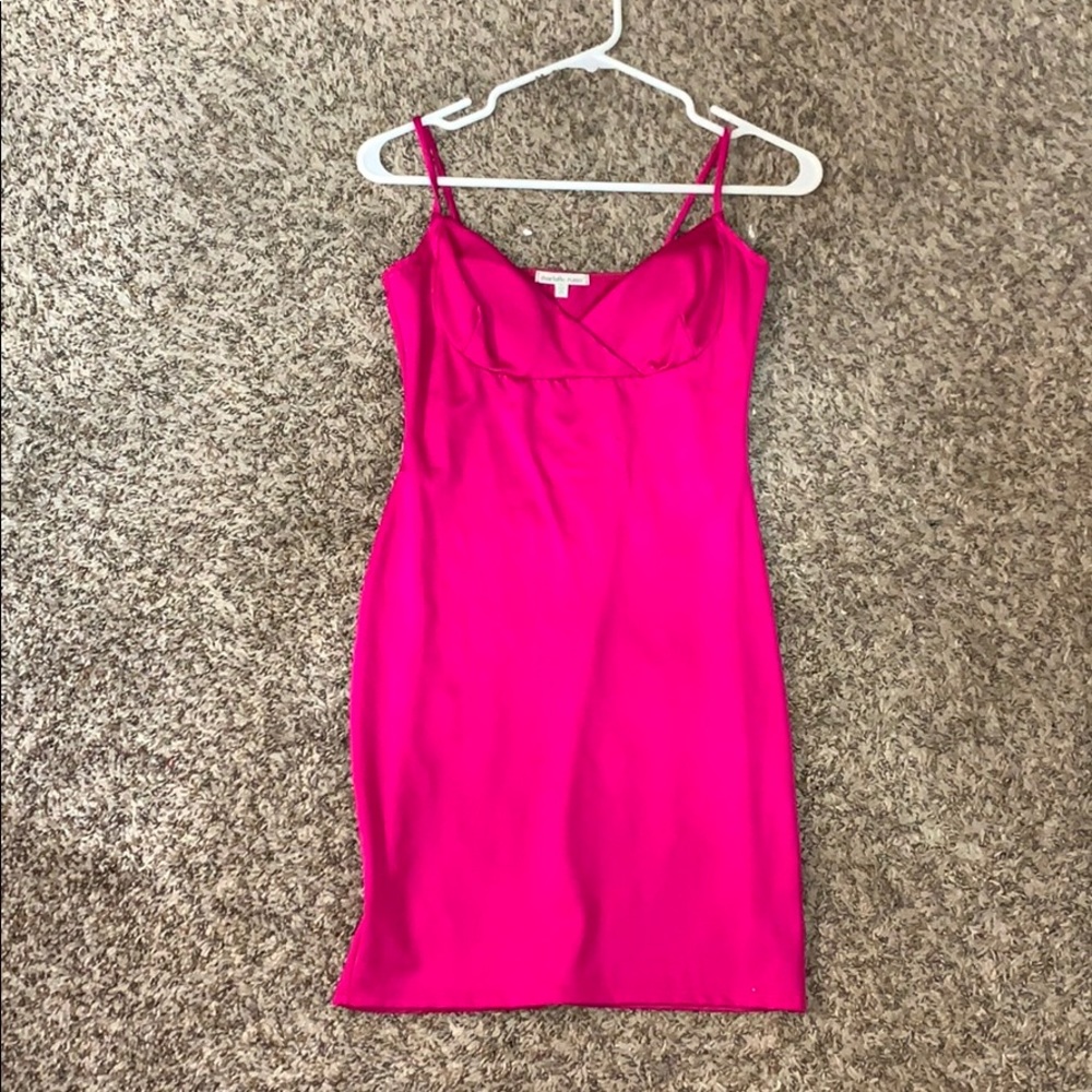 Fuscia mini dress